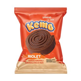   Kemo Riolet Kakaó Ízű Krémmel Töltött Piskótatekercs (45g)