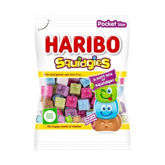 Haribo Squidgies Gyümölcsízű habosított gumicukor (80g)