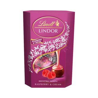 Lindt Lindor Málnás-Tejszínes Bonbon (200g)