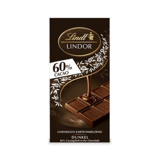 Lindt Lindor 60% táblás étcsokoládé (100g)