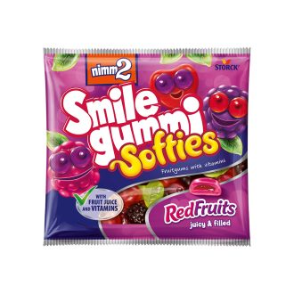   nimm2 Smilegummi Puha vegyes gyümölcs ízű töltött gumicukor 90 g