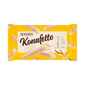  Roshen Konafetto Vanília Ízű Krémmel Töltött Ostyarúd (140g)